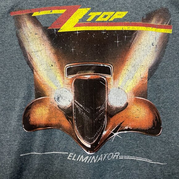 ZZ Top Eliminator Hot Rod Coupe Album Cover Art T-Shirt Large - Picture 2 of 4